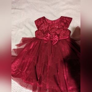 Jona Michelle Red Glitter Dress